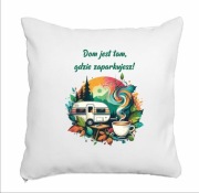 Poszewka na poduszkę 40x40,kamper, przyczepa 