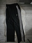 Spodnie Dresowe Adidas Baggy Dzwony Rozmiar XL Czarne Dres , Dresy Adidas