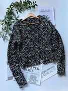 Bardzo gruby i ciepły kardigan z wełną M/L