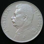 Czechosłowacja 100 koron 1949 - Józef Stalin - srebro
