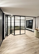 Drzwi loftowe, przesuwne, harmonijkowe, wiatrołap, ścianka industrialna