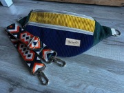 Nerka sztruksowa kolorowa handmade design sztruks wielokolorowa