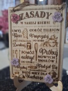 Deseczka okolicznościowa zasady w kuchni 