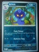 REVERSE HOLO Arbok 101/162 Karta POKEMON TCG S&V Temporal Forces