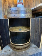 Barek z beczki dębowej po Whisky.