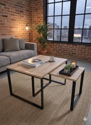 Nowoczesne Stoliki kawowe LOFT 2w1 | Dostępny komplet lub pojedynczo