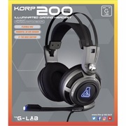 Słuchawki z iluminacją THE G-LAB KORP 200 do PC,XBOX,PS 4,SWITCH 