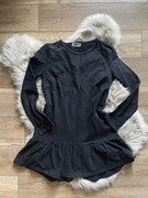 czarna sukienka mosquito S falbanka święta do pracy uroczystości