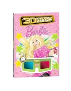 książka Barbie 3d zabawy, barbie książka dla dziewczynki naklejki
