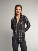 MASSIMO DUTTI wzorzysta koszula 