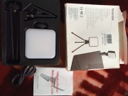 Lampa LED do wideokonferencji | Na laptopa i statyw | USB-C | Akumulator