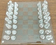 Szach tradycyjne szklane