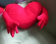 Serce duże maskotka 