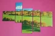Obraz krajobraz 5 części 
