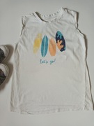 Chłopięca koszulka bezrękawów, na ramiączkach r 134 Sinsay