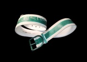 Vintage skórzany pasek marki   Energie, Made in Italy  Genuine Leather 