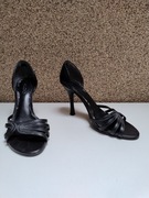 Osiem par , 8 par, buty szpilki, czarne, brązowe 37-38