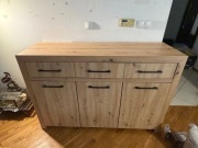 Duża pojemna komoda 150x100x47 cm 3 szuflady 3 szafki