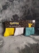 Pokemon zestaw 3 par skarpet/ skarpetek rozm 23-26