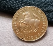 Niemcy 10000 Marek 1923 Stein, Weimar, hiperinflacja 