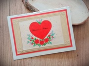 Ręcznie malowana kartka okolicznościowa