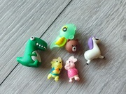 Ozdoby nakładki na ołówki 6 sztuk zestaw 