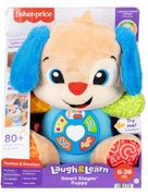 NOWY Fisher-Price „Ucz się i śmiej!” Szczeniaczek Uczniaczek Poziomy nauki