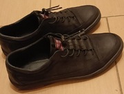 Buty Męskie Skórzane Półbuty Polskie Casual Wygodne POLBUT K-22 Czarne 41