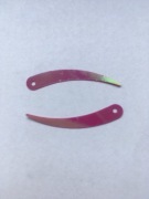 Cekiny zęby 33 mm połyskujące różowe 20g