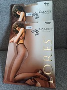 Rajstopy kabaretki-2 szt.odcienie beżu z R.3/4