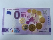 0 Euro 20 ANOS DO EURO GOLD