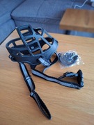 Miękki kaganiec dla psa M z regulacją i odblaskiem + klikacz treningowy