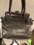 skórzana torba Simple, bardzo pojemna i duża, dwie dość krótkie rączki