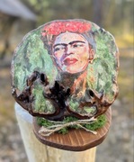 Decoupage na hubie - „Frida”