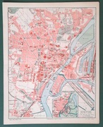Pomorze Szczecin plan miasta ca. 1905