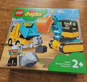 Klocki Lego DUPLO Koparka i ciężarówka 