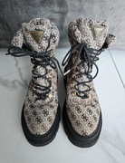 Czekoladowe workery trapery Guess