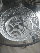 Miska kryształowa średnica 22cm z czasów PRL-u