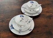 2 x Trio zestaw śniadaniowy, filiżanka, Art Deco, Schwarzenhammer 1910–23