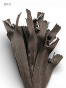 Zamek błyskawiczny spiralny “OPTI” 25cm #4, brązowy