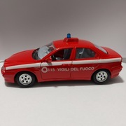 Alfa Romeo 156 Vigili del Fuoco Burago 1:24