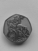 Fifty pence Anglia okolicznosciowa