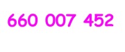 660 007 452 ZŁOTY NUMER T-Mobile