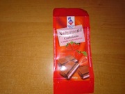 Leader Price czekolada nadziewana truskawkowa 2003 puste opakowanie