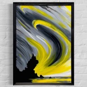 Abstrakcyjny obraz "SKAŁA" , akryl na płótnie, 50x70cm