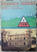 Informator 88-89 Polskie Towarzystwo Schronisk Młodzieżowych