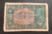 Stary banknot Polska 10 Marek polskich 1919 rok 