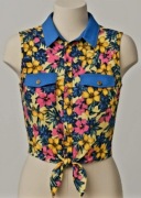 Bluzka damska na lato u dołu wiązana rozm EUR34 UK6 XS Atmosphere