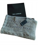 TED LAPIDUS -ciepły, szal, gruby splot 168 x 52 cm