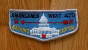 USA AMERYKAŃSKA NASZYWKA PATCH SKAUTÓW AMANGAMEK WIPIT LATA 60